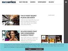 Tablet Screenshot of manshappiness.com